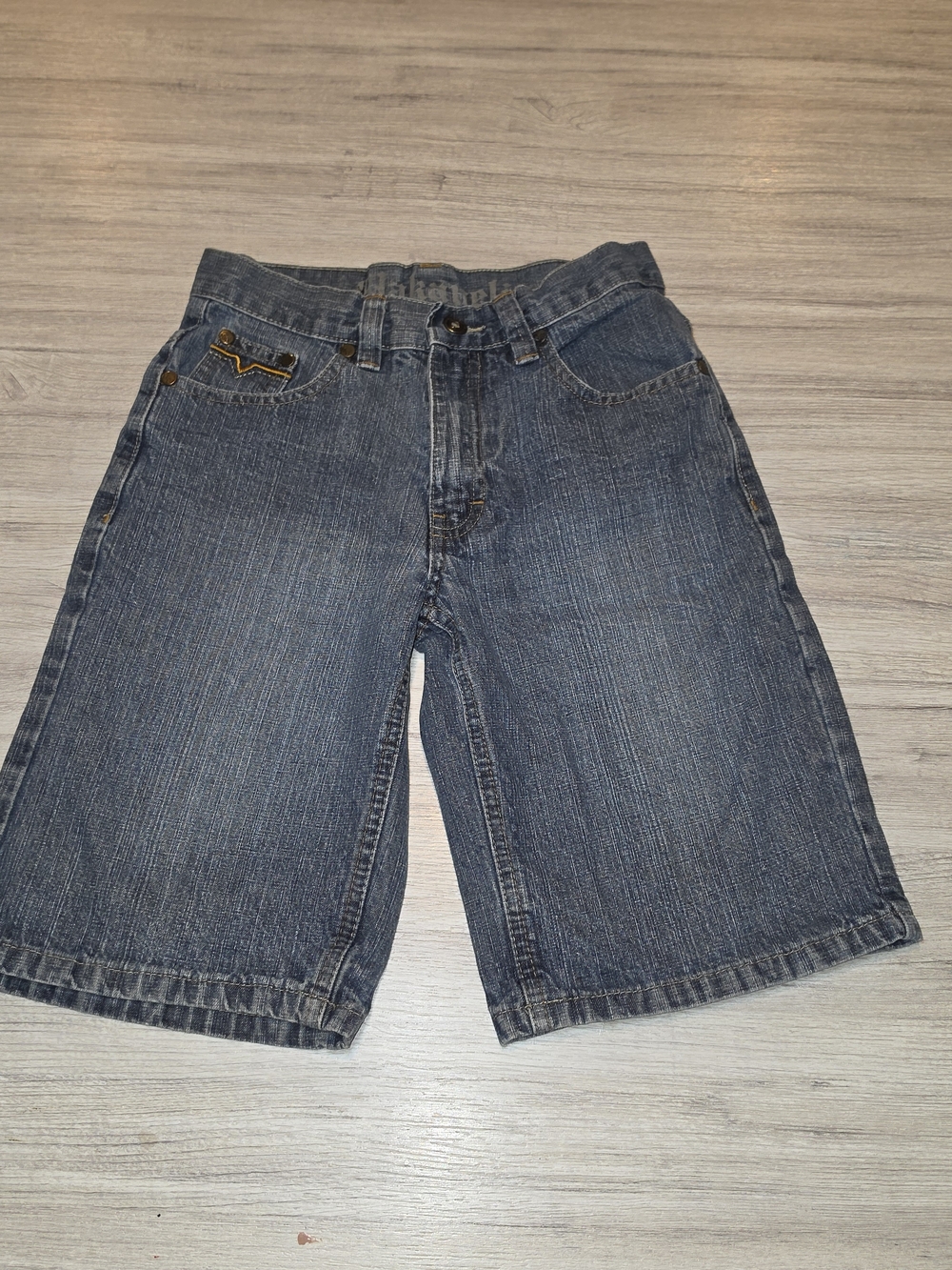Vintage Makaveli Branded Tupac Baggy Jean Shorts Youth Size Boys 10 C5